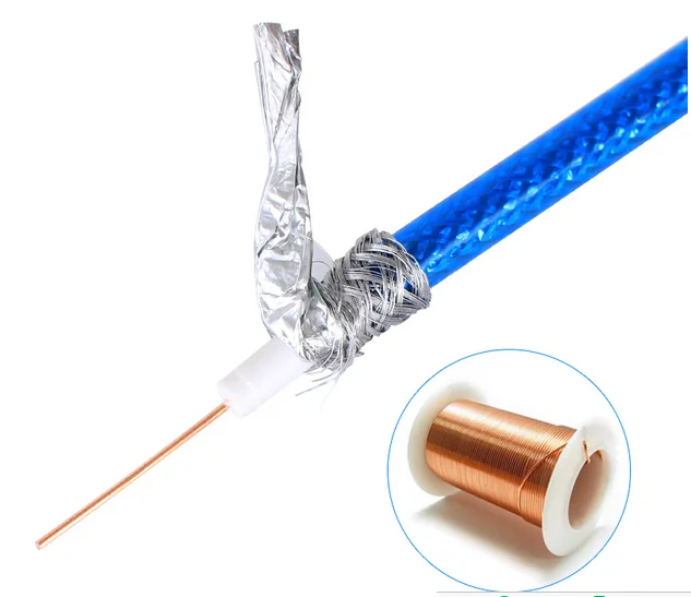 High Quality RG59 2C /RG6/RG11 CCTV coaxial cable BC/CCA 100m/200m/305m