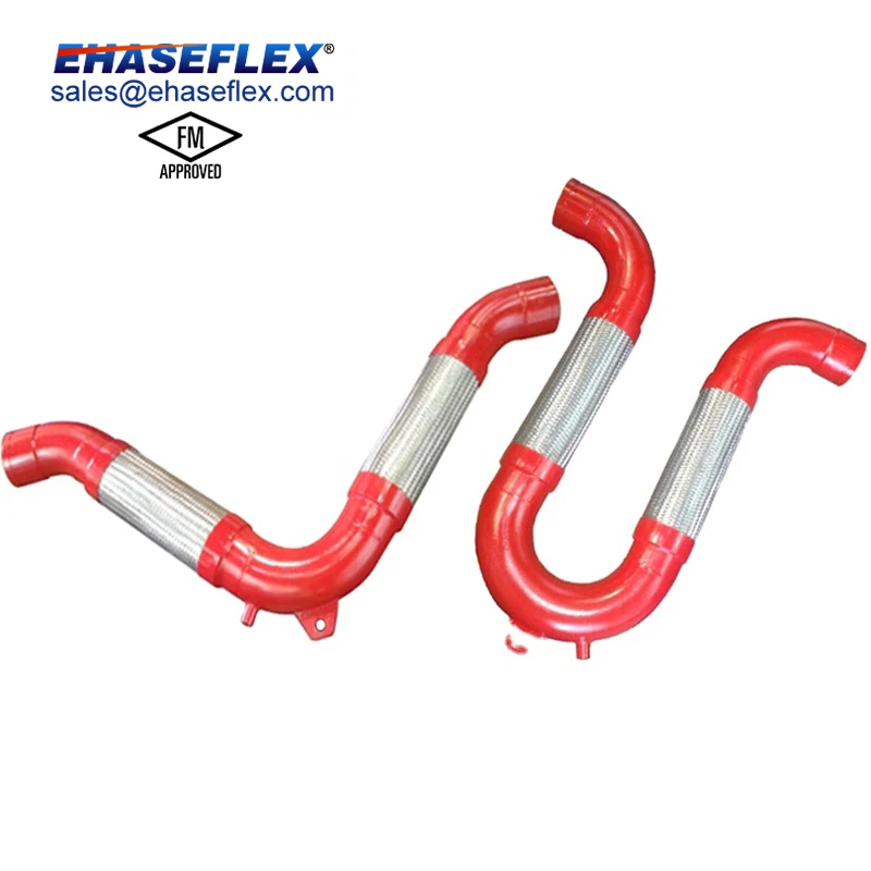 Fm Approved Standard Customize Flexible Connector Fire Loop Seismic V Flex Mental Expansion Joint