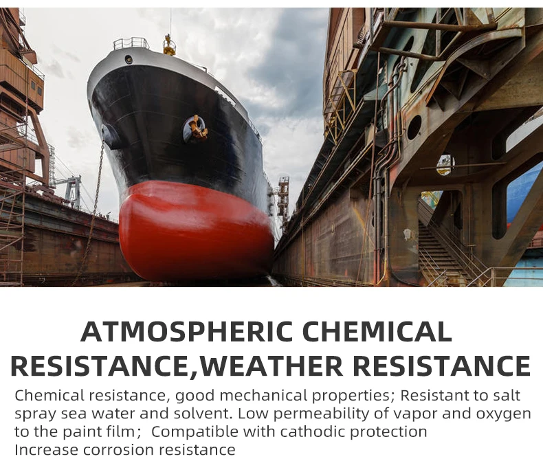 KYUMI Epoxy Coal Tar Anticorrosion Rust Resistance Paint Coating For Marine Ship Boat Underground Pipes