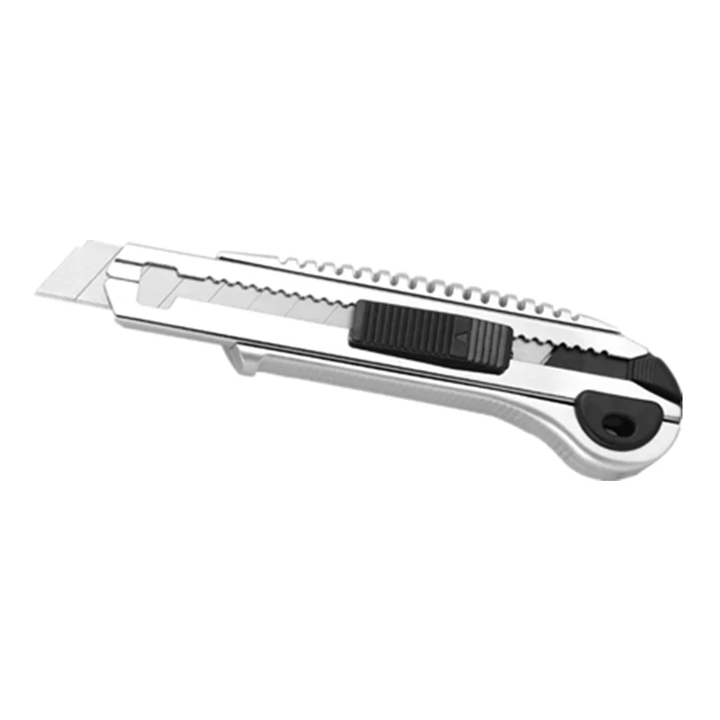 Yuyao Kebo plastic ABS utility safe box paper knife cutter 18mm with  5pcs blades