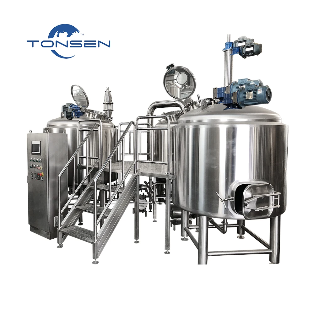 New design 1000l 10bbl commercial complete brewing equipment