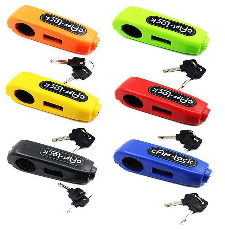 Motorbike Modified Handlebar Lock Helmet Moto Bike Lock Alarm Safety Protection Handlebar Lock