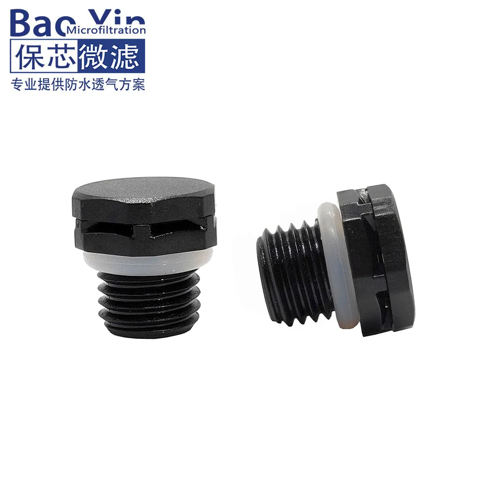 Pressure Release Valve M12*1.5 Thread  plastic Screw Protective Vents