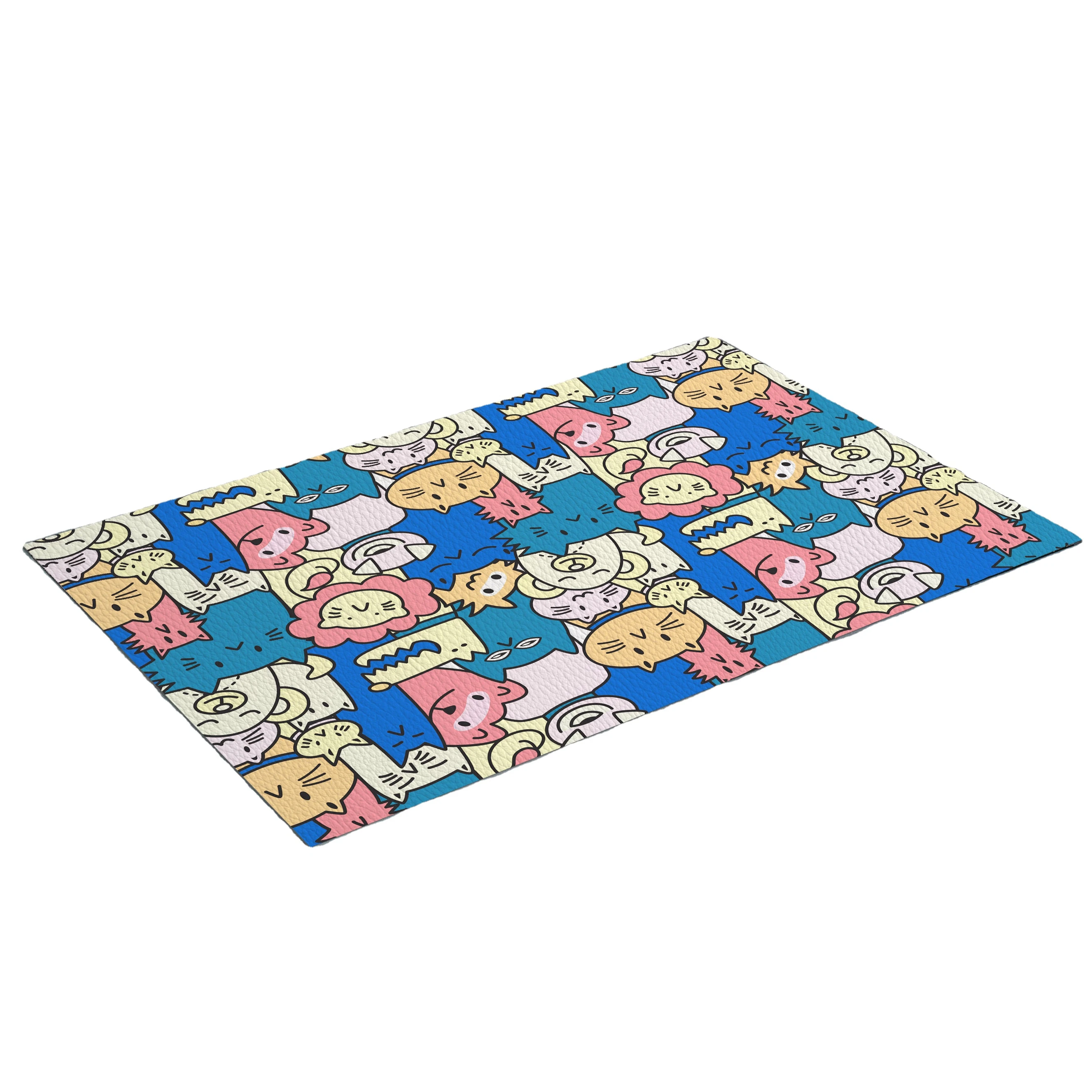 Квадратный ПВХ ковер для пола и лестницы, кухня, ванная комната, механический ковер