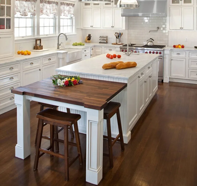 Factory Custom Make All Wood American Style Kitchen and Bathroom Cabinets for USA Wholesalers Contractors