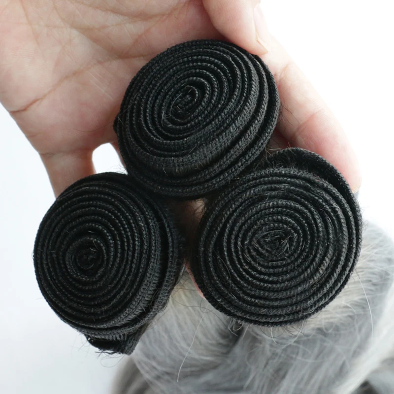 Raw Mink Brazilian Virgin Cuticle Aligned Hair, The Best Wholesale Virgin Hair Vendors, 1b/grey Accept Sample Human Hair Bundles