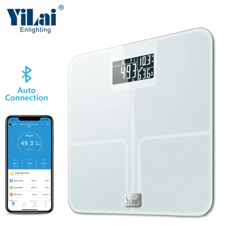 Electronic commercial weighing analyzer body fat smart with free APP weight digital weighing weiging scale industrial