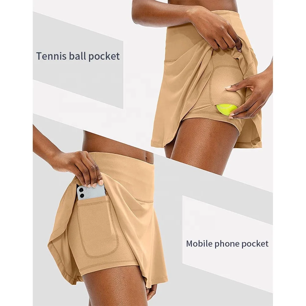 Logo Custom sportswear tennis clothes dress one piece beach tennis dress with zipper golf sports wear women summer dress skirt