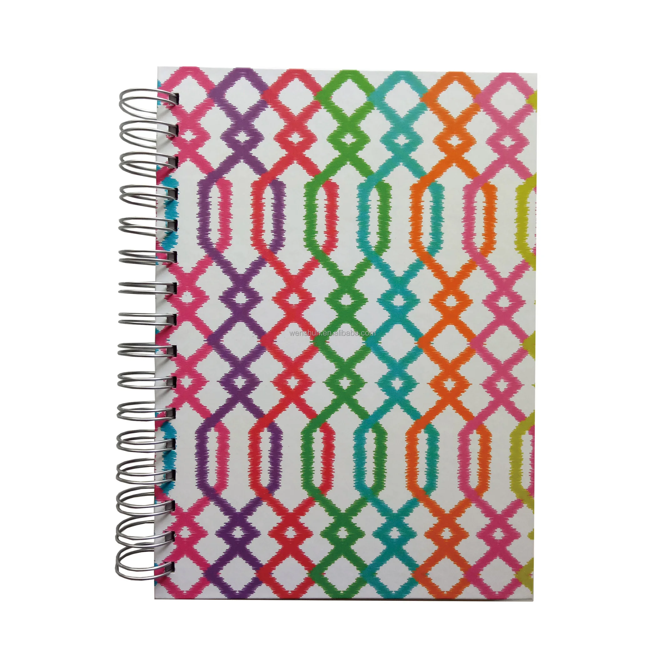 Factory Customized Delicate High Quality Pink Customizable Interior Page Format Spiral Notebook