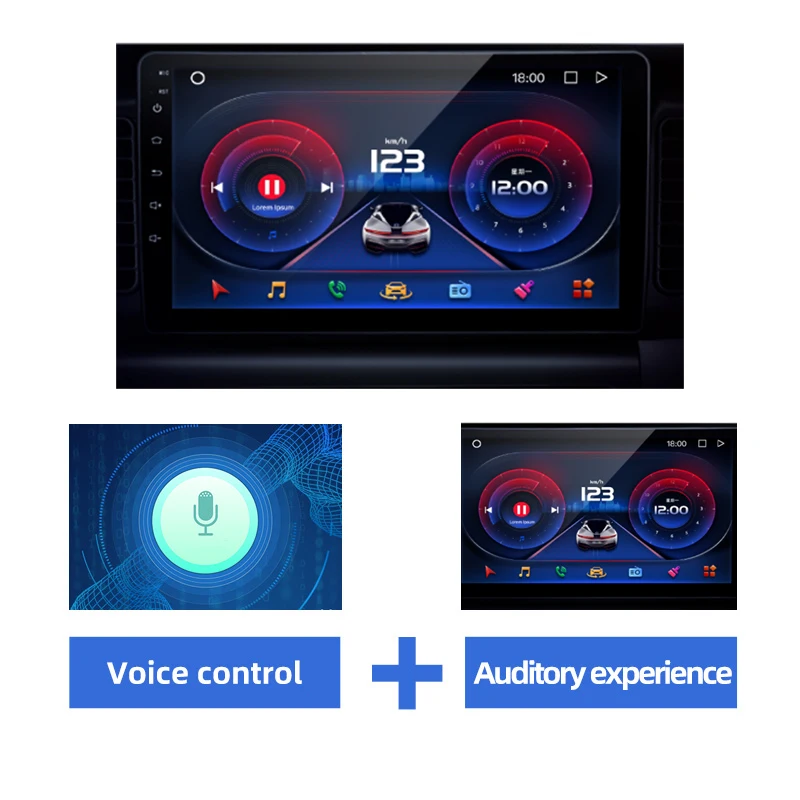 DW 8035 Universal AHD 10 Inch Double Din Car Stereo Wifi Carplay Car Dvd Player Gps Navigation Screen Android 11 Car Monitor