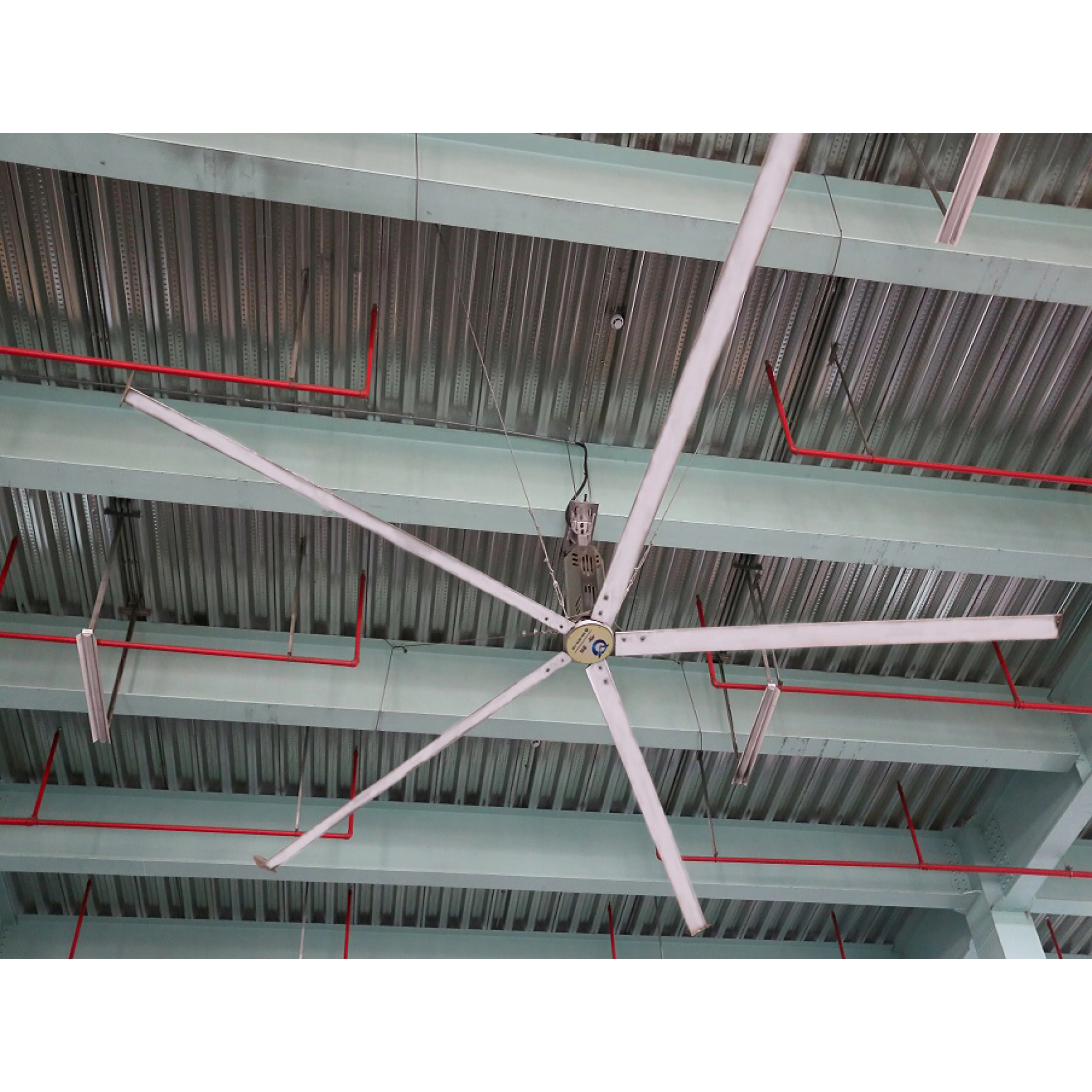 gear motor High Rotation Speed 24ft/20ft /18ft/14ft HVLS Giant industrial ceiling fan