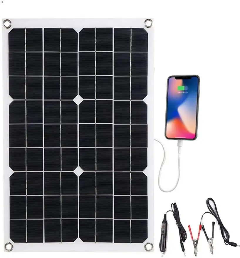 CARS Camping Sunpower 50W 12V highly flexible folding Solar Panel for solar power system home The most convenient solar panel