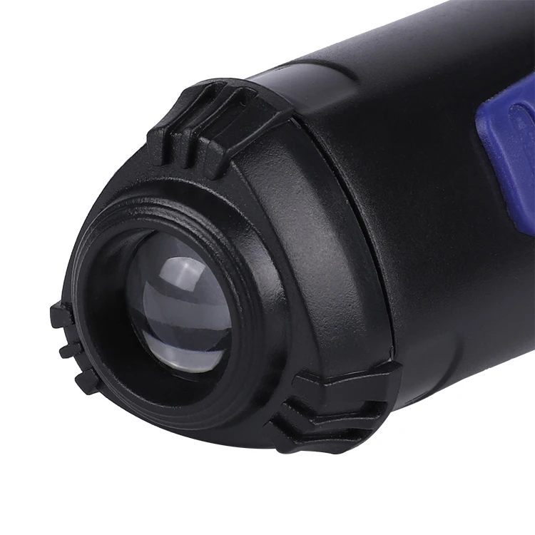 Handheld Flashlight Led Water Resistant Camping Torch Adjustable Focus Zoom Tactical Flashlight