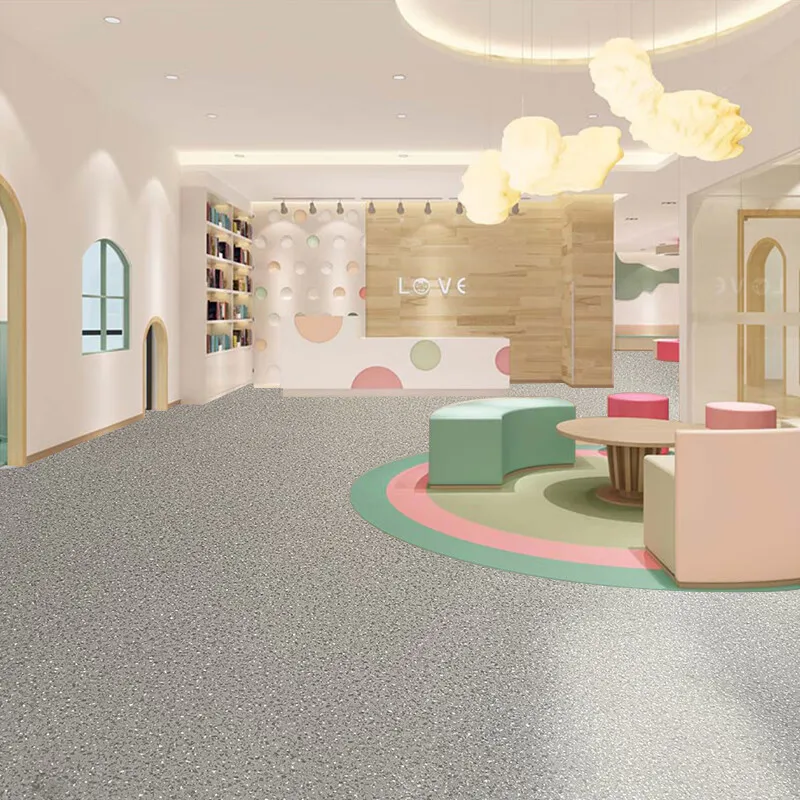 Volume discounts modern waterproof Anti abrasion linoleum piso pvc retro vinyl flooring rolls