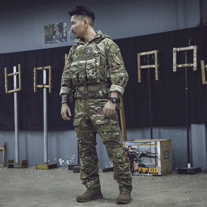 Emersongear NC50/50 Ripstop Ranger Green Color Combat Shirt Pants Tactical Clothing Frog Suit G3 Camouflage Uniforms Set