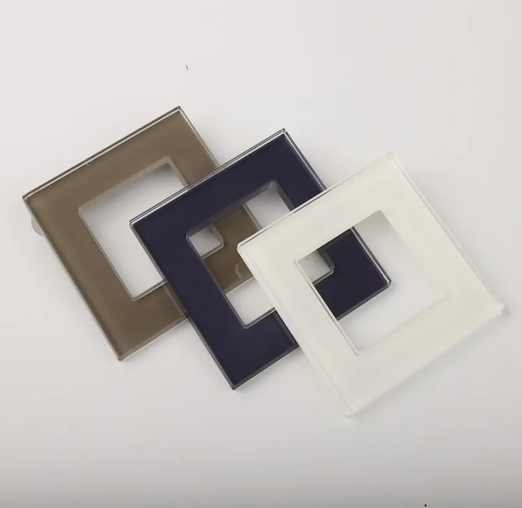 manufacturer smart home custom tempered glass frame control switch panel