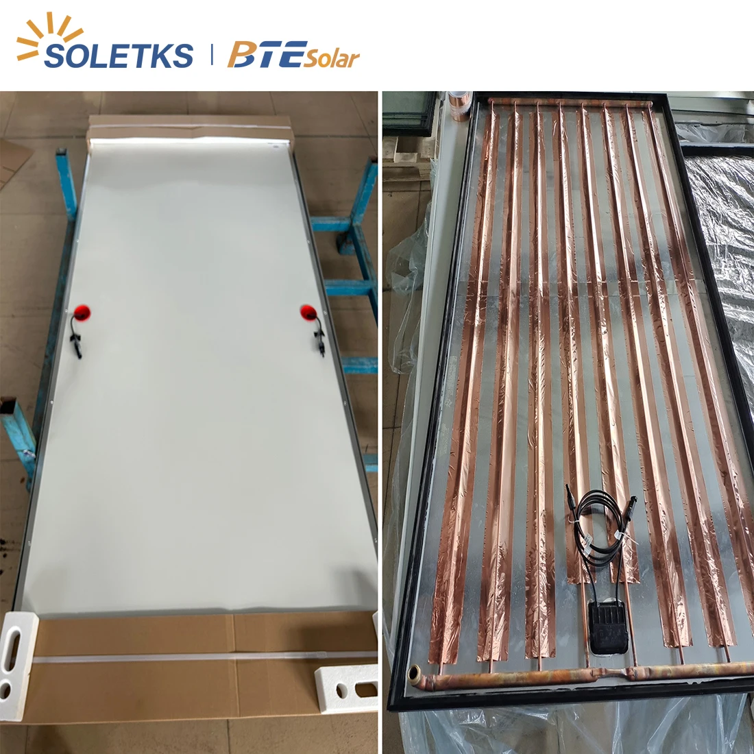 Customized Hot Water 450W to 580w Solar Power Heater Project Collector Solar Solar Thermal Pvt Solar Panel