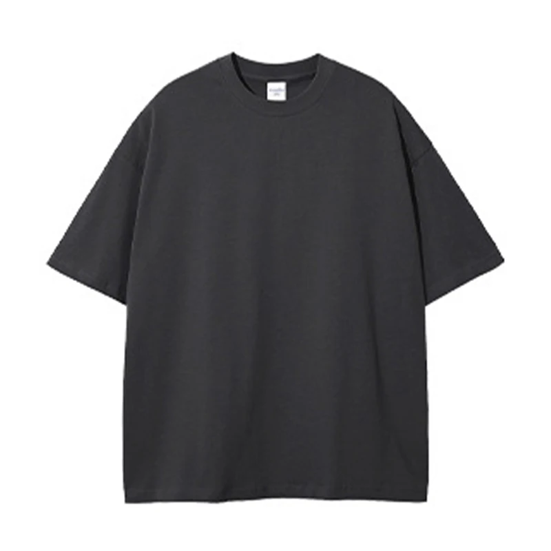 400Gsm Oversized Men ML171 Heavyweight 500 Gsm Tshirt 100% Cotton White Black Custom Heavy Weight round Neck Cotton T shirt