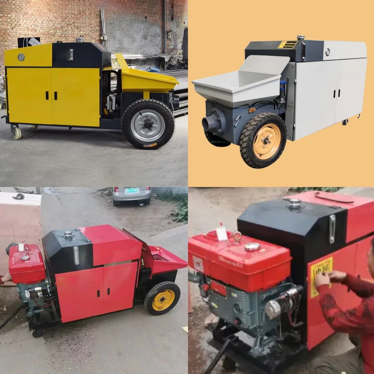 10 Good Sales Mini Portable Concrete Pump / Mini Concrete Trailer Pump for Sale