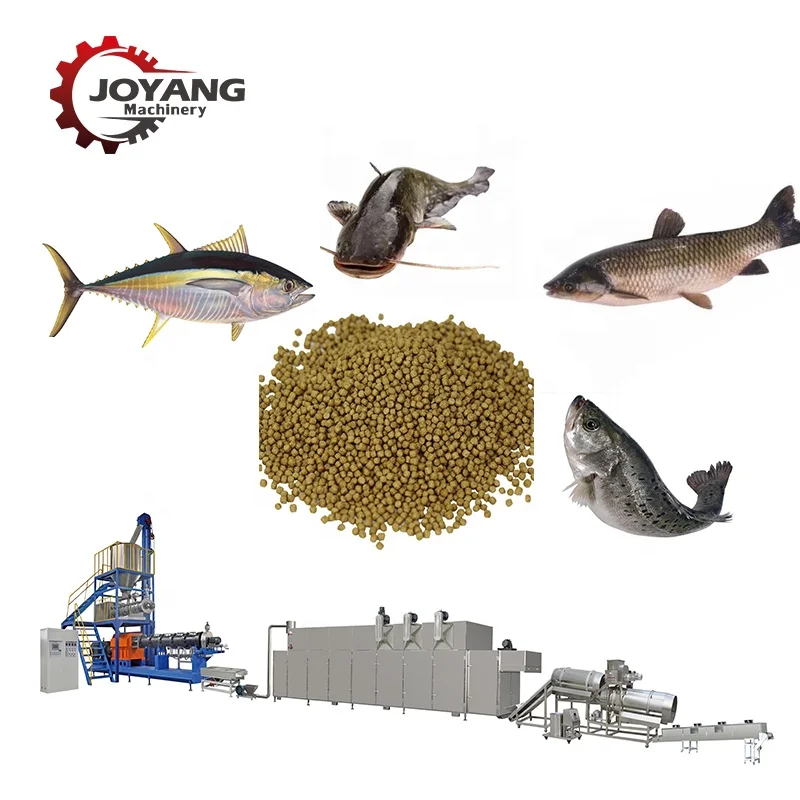 Aquatic Crab Feed Extruder Floating Fish Feed Making Machine Sinking Shrimp Feed Production Line
