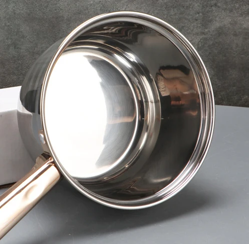 German Design Stainless Steel Cookware Set with Capsulated Bottom Induction Compatible Wholesale Home Kitchen