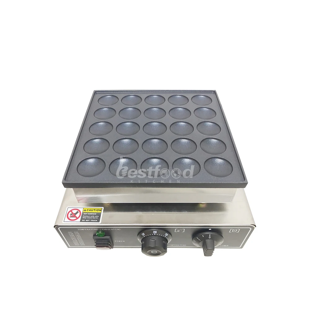 25PCS BIG Poffertjes Maker/ Dutch Pancakes/ Heart-Shape Muffin Maker For Sale