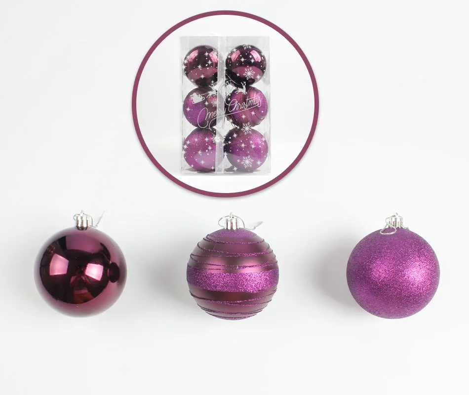 Christmas ornament Decoration Shatterproof indoor Plastic Christmas ball
