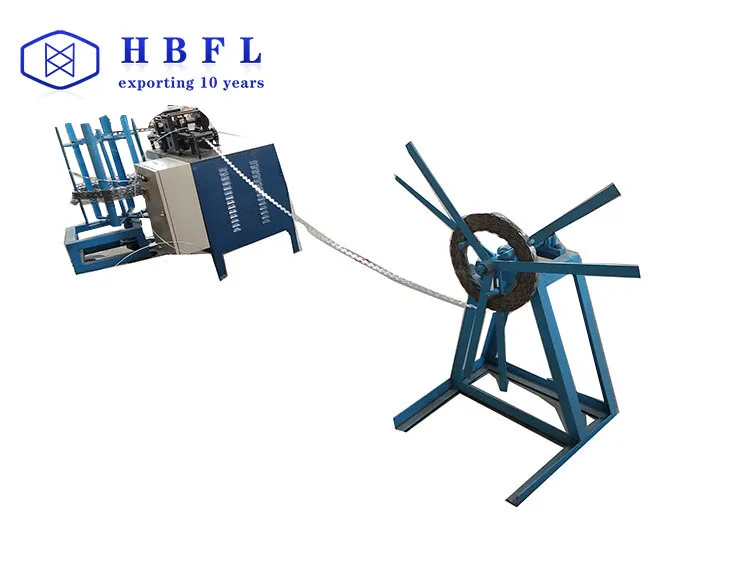FANLIAN  Full Automatic Razor Blade barbed wire making machine 25 Tons Punching Machine