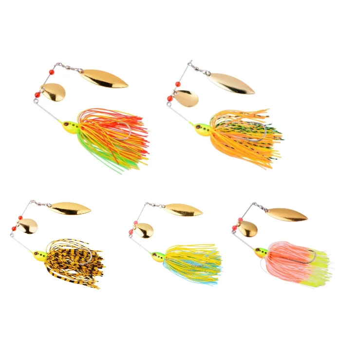 Оптовая продажа; Высокое качество; Бас силиконовая юбка вертушечная наживка 16,5 г приманка, приманка блесна бас-гитара