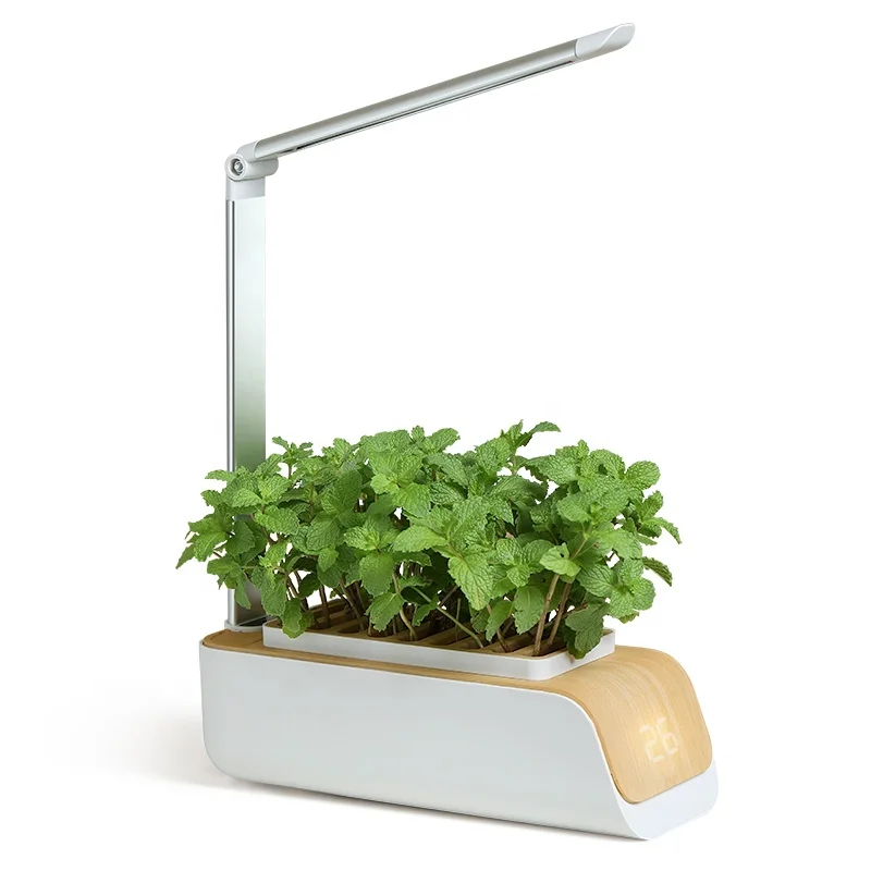 New Style Indoor Hydroponic Growing Portable Smart Garden Smart Hydroponic Garden Kit LED Intelligent Planter