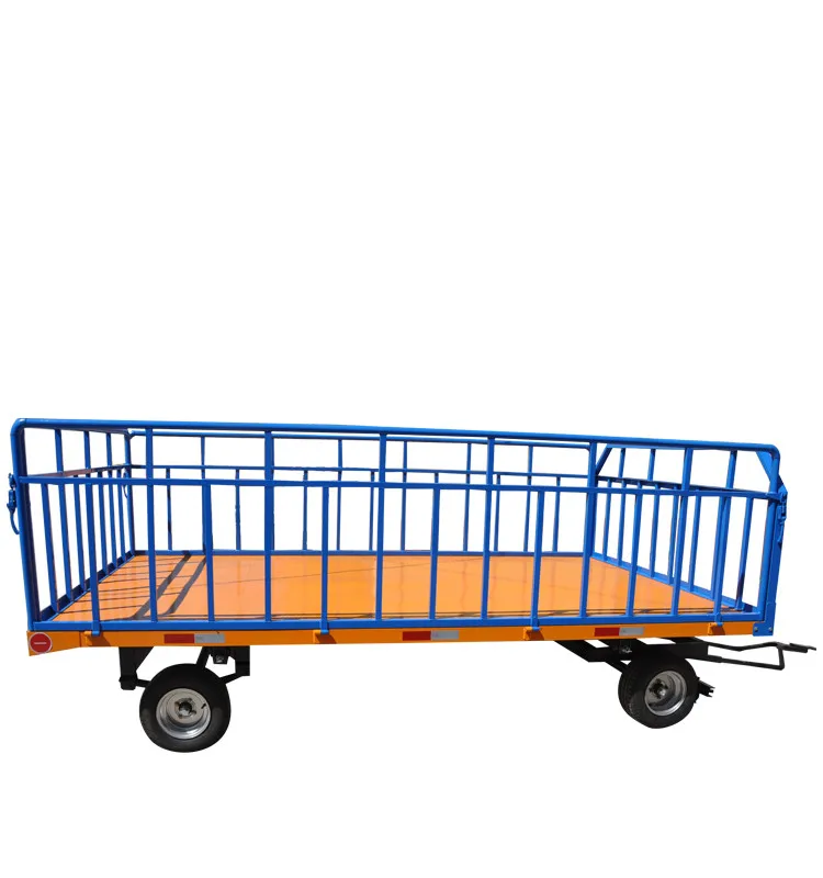 1ton 2ton 5ton Small Flatbed Turntable Trailer For Transportation