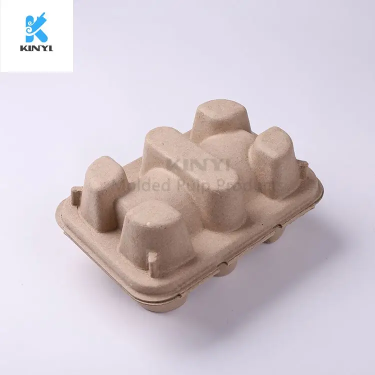 Custom eco friendly paper pulp molded packaging box