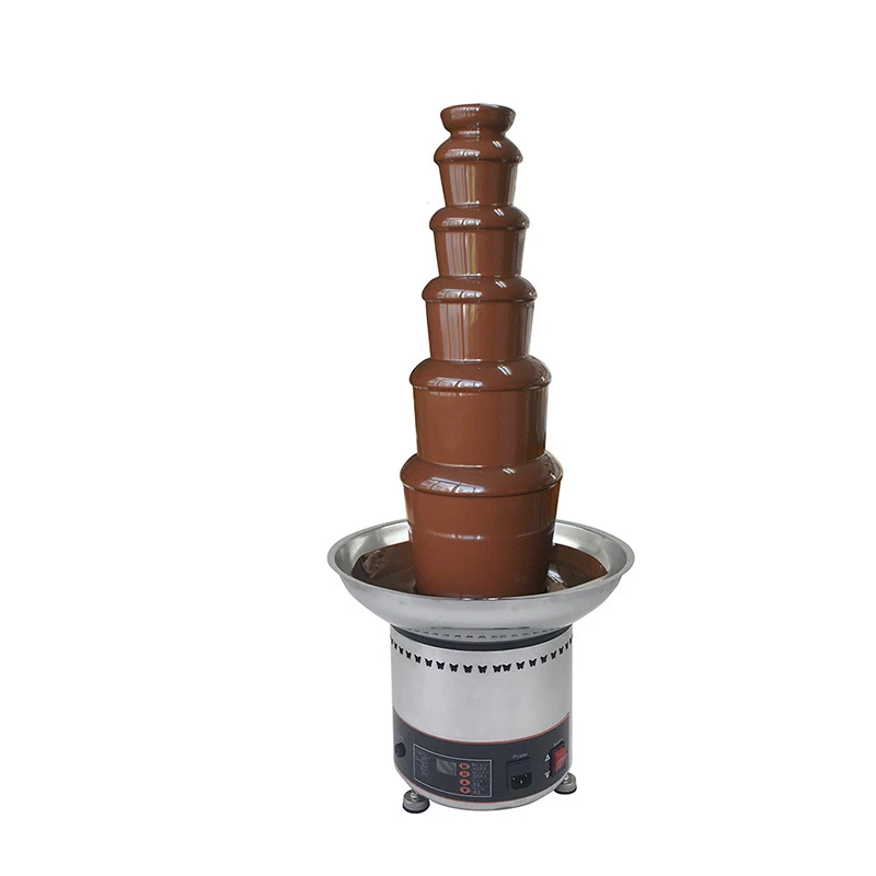 Chocolate Fountain Machine With Four to Seven Layers Of Creative Chocolate With Heating Hot Pot Machine