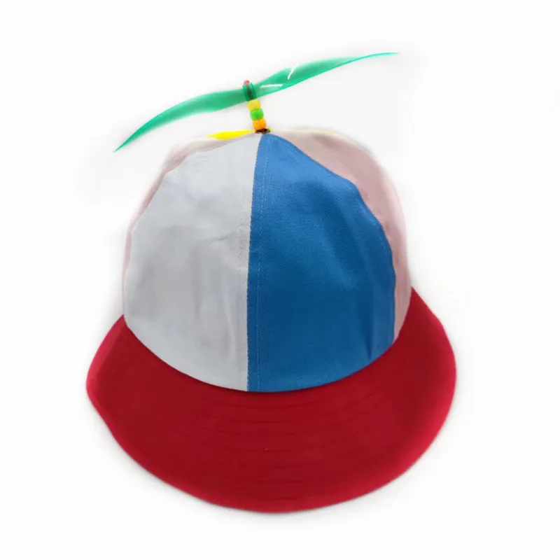 Funny Rainbow Bucket Hat For Kids Lovely Bamboo Dragonfly Baseball Cap Adult Children Outdoor Sun Fisherman hat