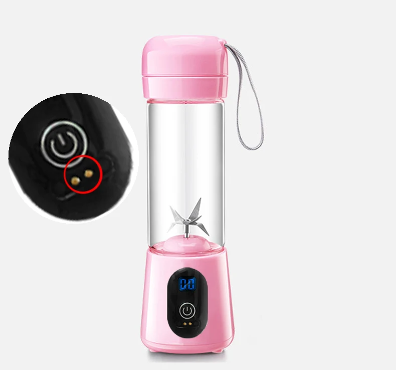 Small blender juicer mixer fruit rechargeable personal size USB home juice mixer grinder blender cup for shakes and smoothie