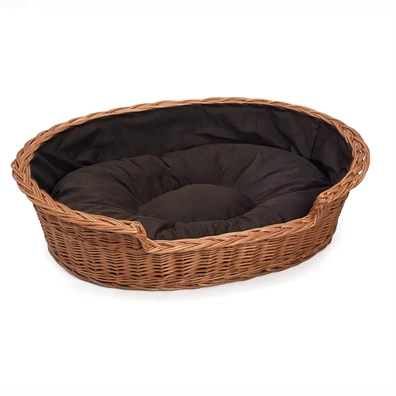 Environmentally Friendly Handmade Woven Custom Size Rattan Dog Bed Wicker Dog Bed