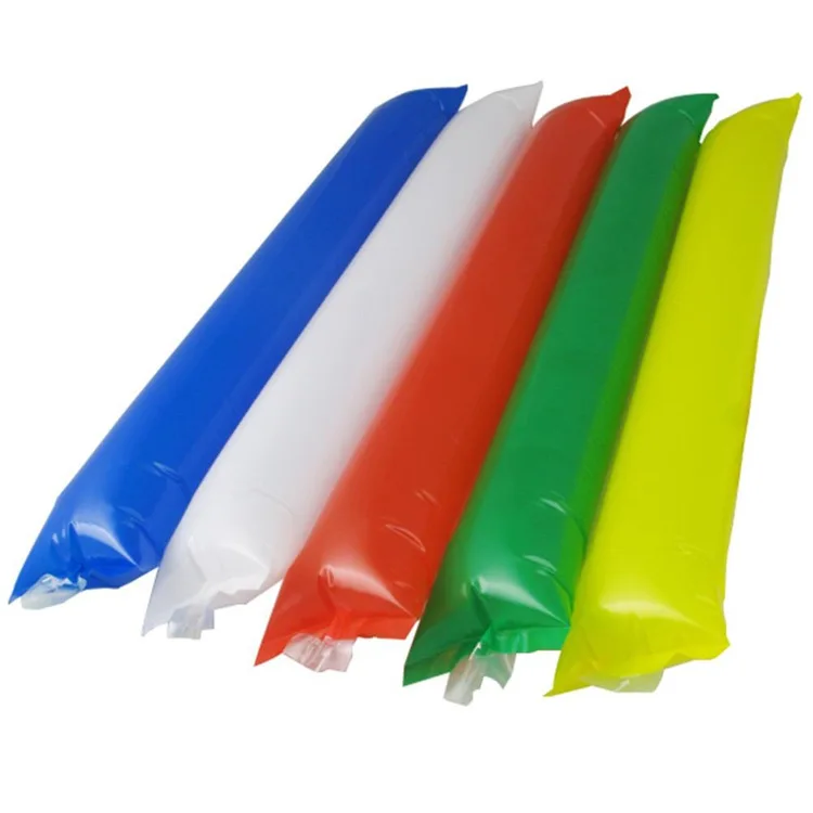 
Cheering Gift fans noise making Custom Printed Cheap PE cheering palms Inflatable Sticks 