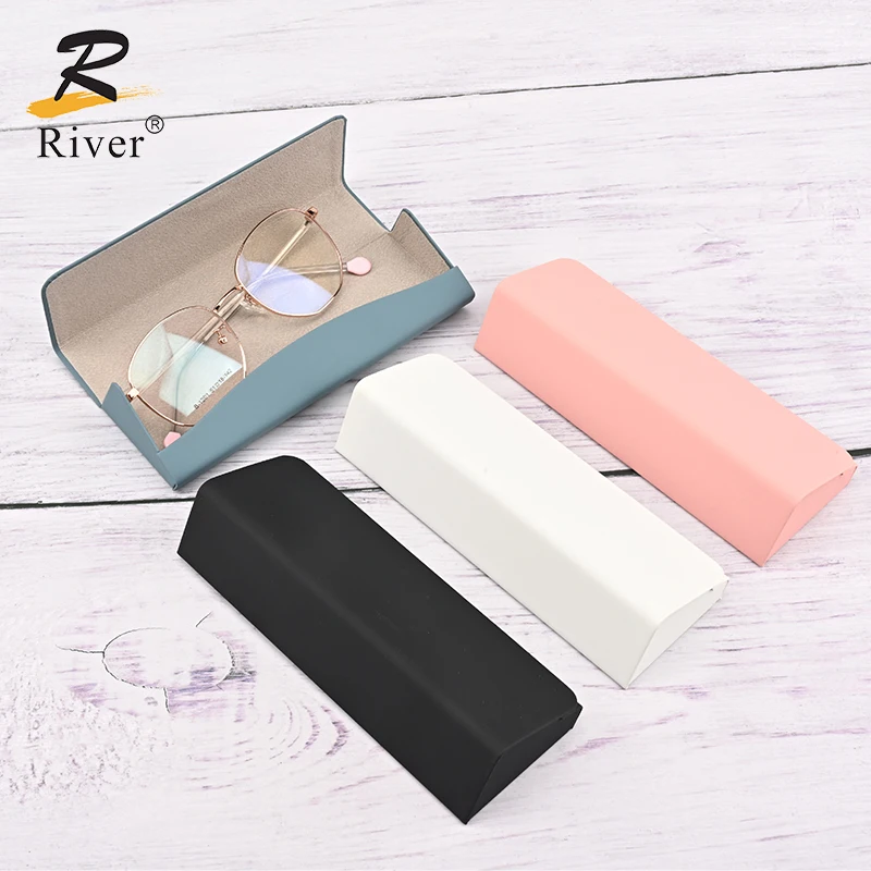 Hot Selling Custom Sunglasses Packaging Box Handmade PU Optical Glasses Pouch Eyewear Case
