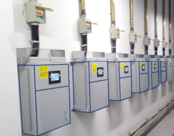 3P4W AHF 100A harmonic filter wall mounted office building using