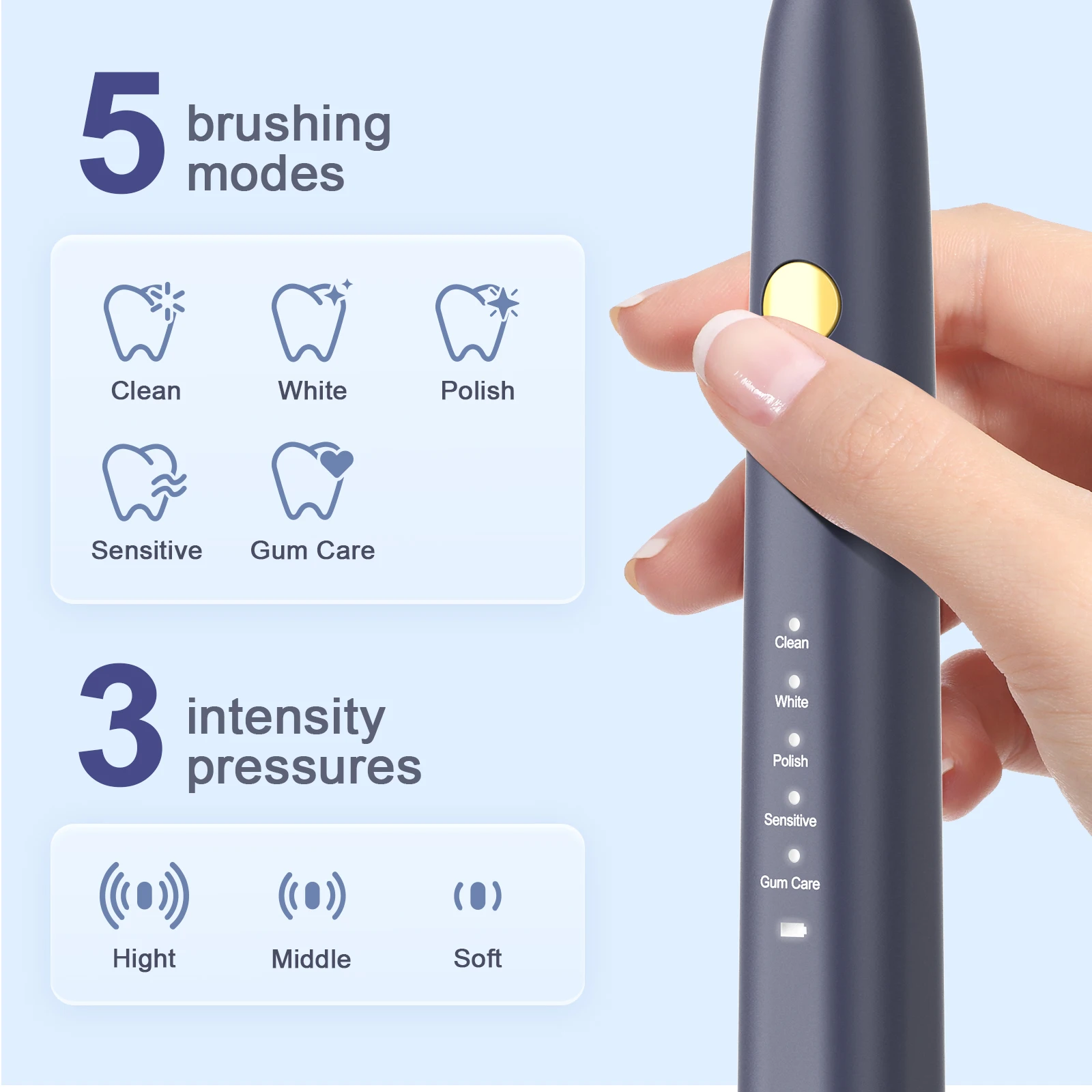 Oral care trending auto sonic electric toothbrush home cleaning teeth electric toothbrush set