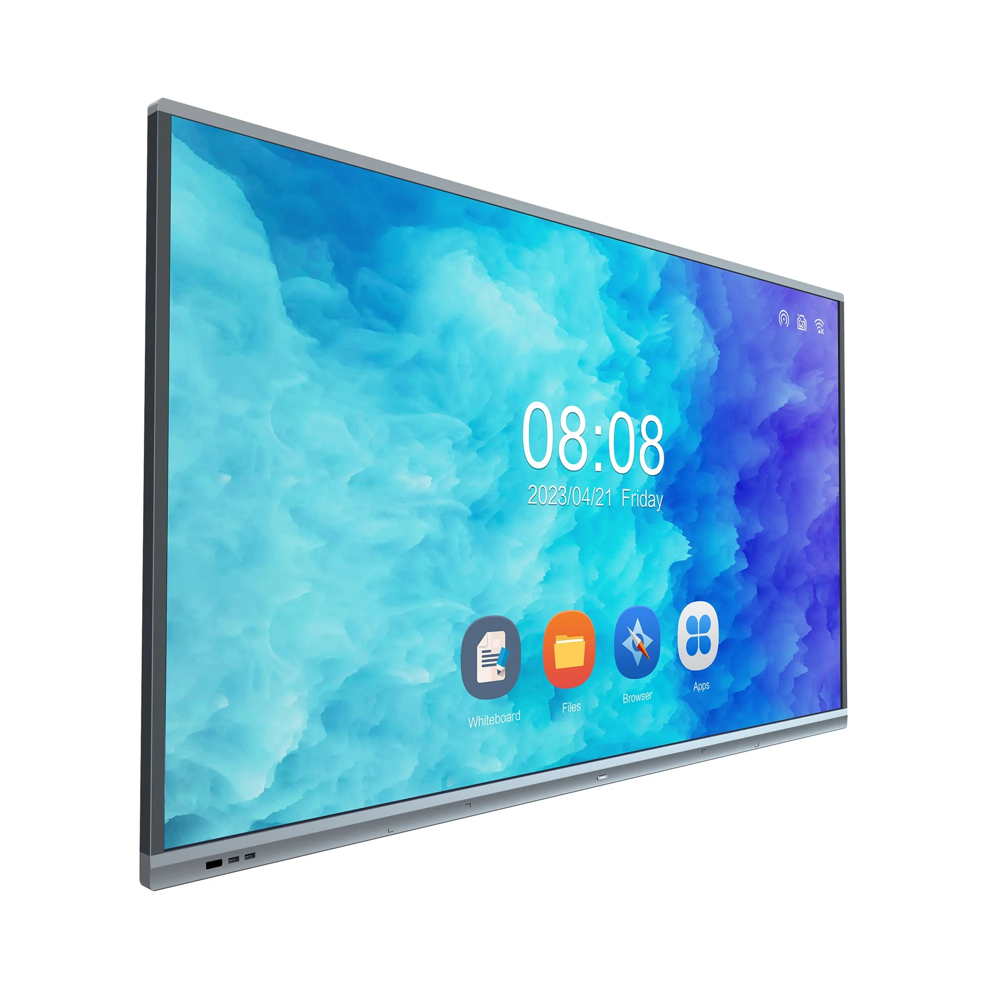 Electronic Interactive board 55 75 85 inch Video conference system all in one tablet computer 4K HD training teaching Classroom