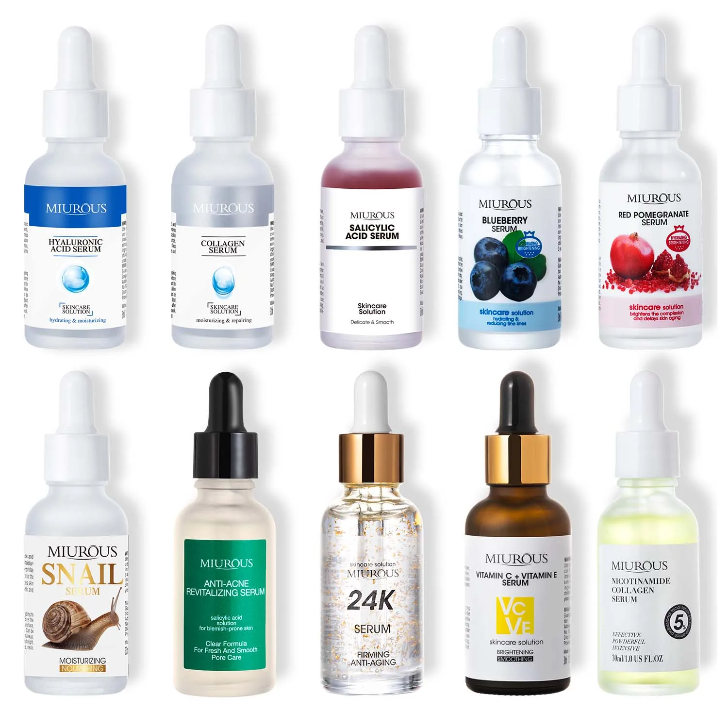 With Good Facial Care Effect Meet Different Needs Ten Serum Products Cosmetics