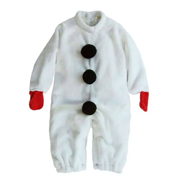 Hight Quality Christmas Jumpsuit Cosplay Snowman costumes for Baby