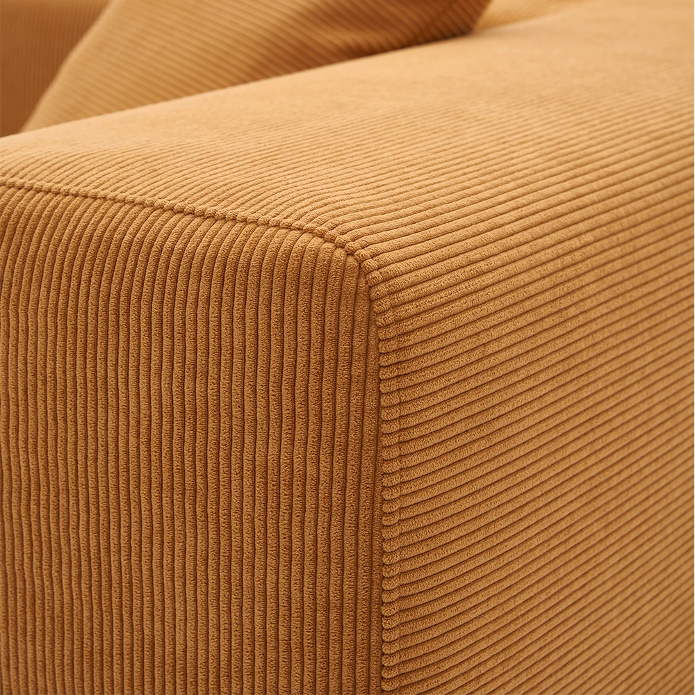Vacuum Compressed and sealed Packaging Sofa, Living Room Furniture, Modern Fabric Three-person Frameless Combination Sofa