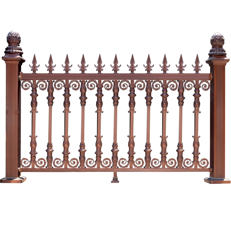 Custom Modern Garden Outdoor Patio Garden Zinc Steel/Cast Iron Metal Strong Traffic Barrier Fence Panels for Outdoor Decor