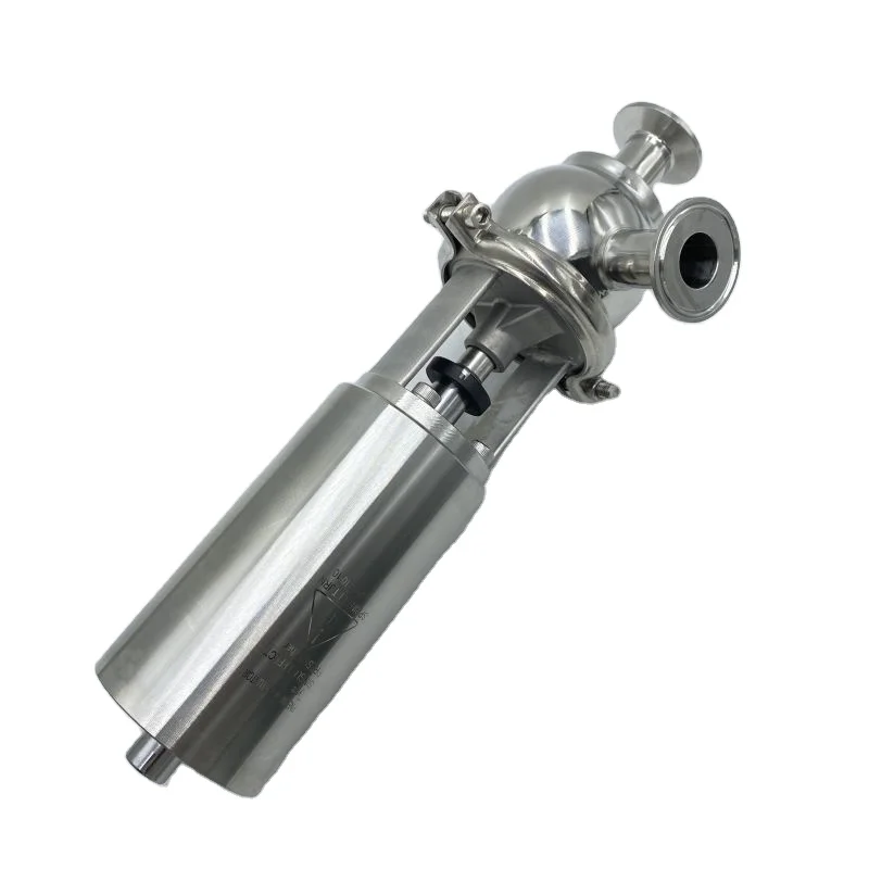 2 way pneumatic flow control valve Anti-mixing stop valve Stainless steel 304/316L