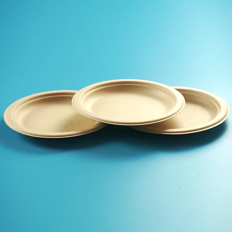 wholesale sugarcane pulp platos deshechables biodegradable party bagasse disposable plates
