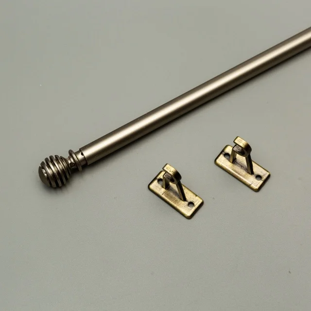 Wholesale High Quality Decorative Curtain Poles Classic Europe style mini extendable curtain rod Cafe rods
