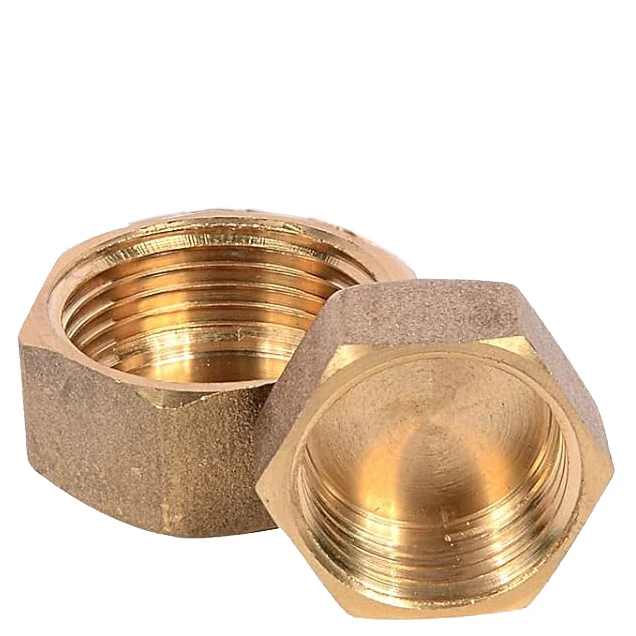 3/8 Inch Brass Compression Cap Stop Valve Cap,Brass Compression Fitting