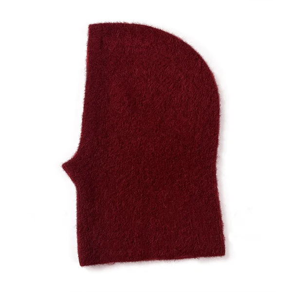2024 New Warm Knitted Women Hood Alpaca Women Cowl Hat Fluffy Balaclava for Women